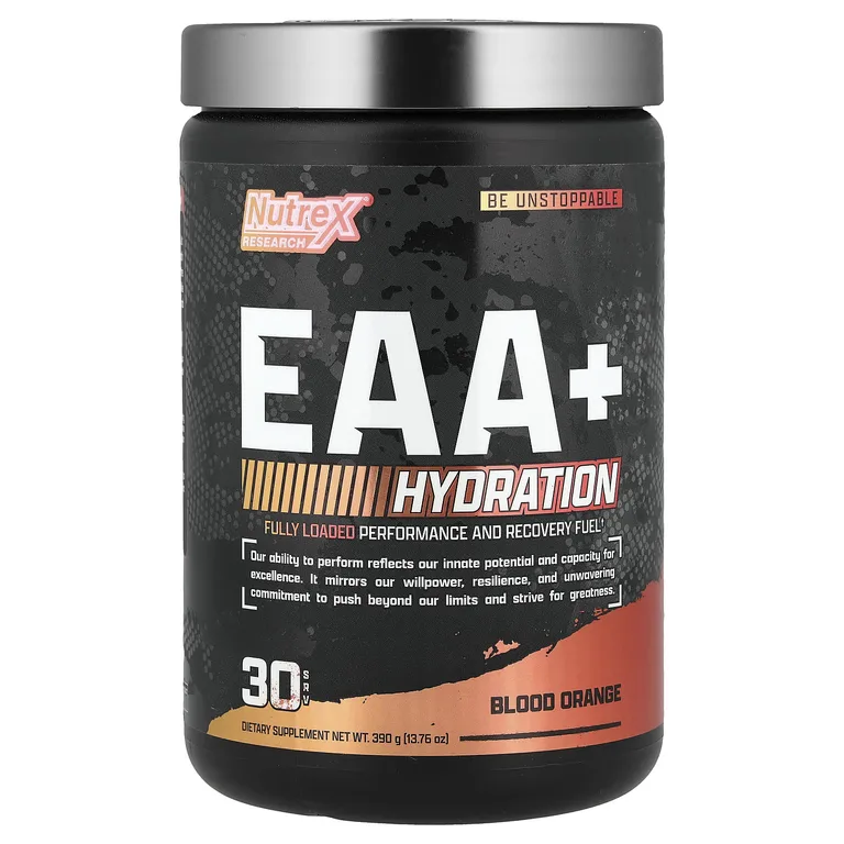 Nutrex Research, EAA+ Hydration, красный апельсин, 390 г (13,76 унции)