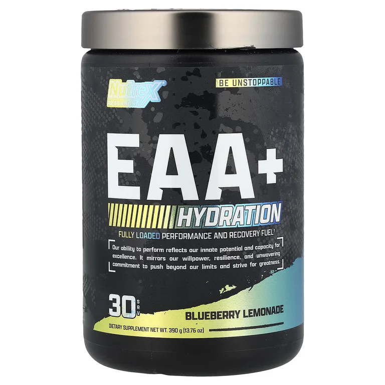 Nutrex Research, EAA+ Hydration, лимонад с голубикой, 390 г (13,76 унции)