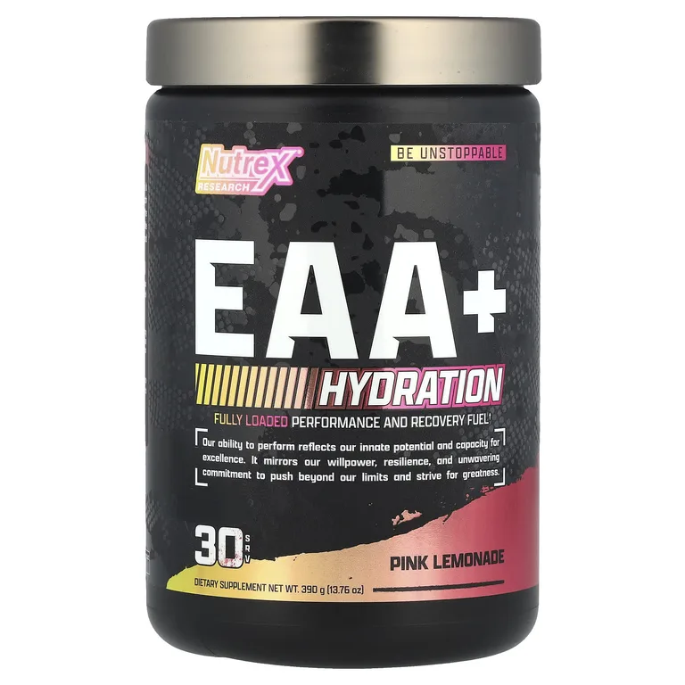 Nutrex Research, EAA + Hydration, розовый лимонад, 390 г (13,76 унции)