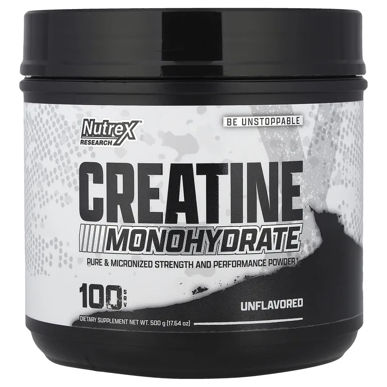 Nutrex Research, моногидрат креатина, без добавок, 500 г (17,64 унции)