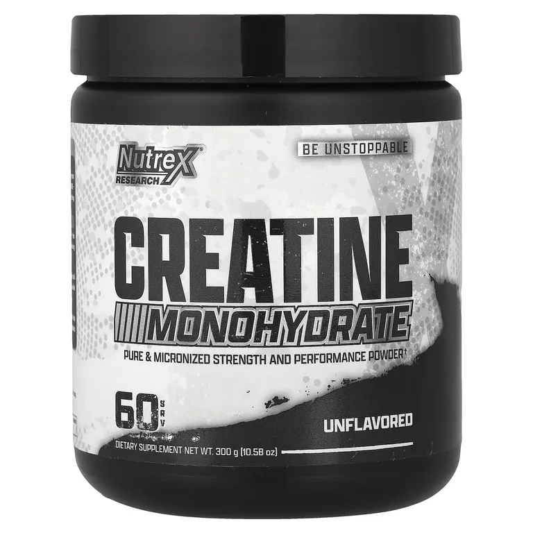 Nutrex Research, моногидрат креатина, без вкусовых добавок, 300 г (10,58 жидк. унции)