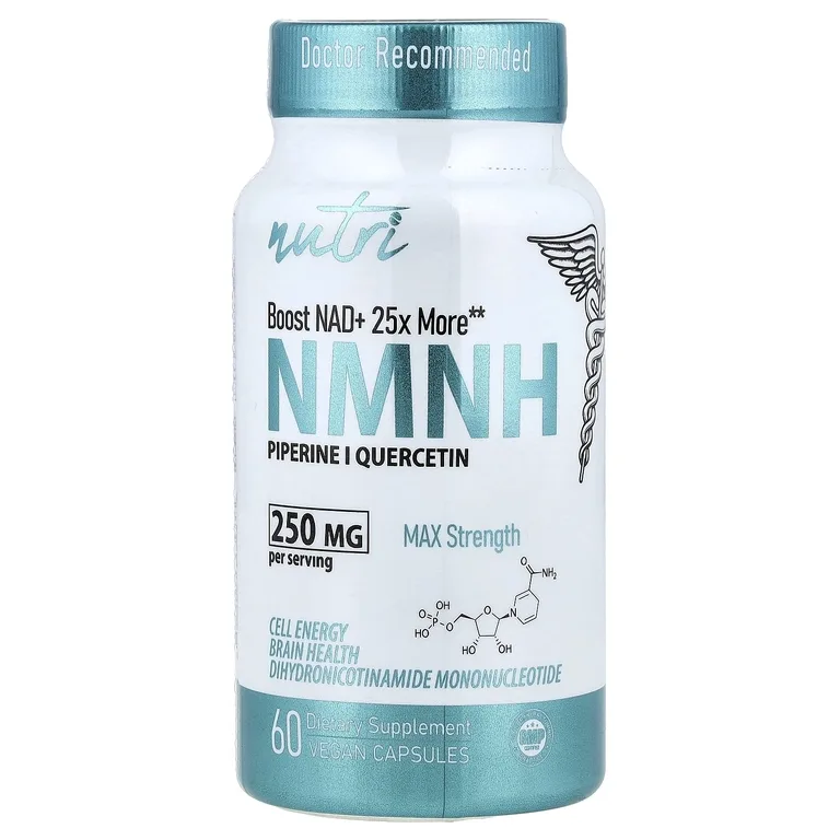 Nutri, NMNH, максимальная сила действия, 60 веганских капсул