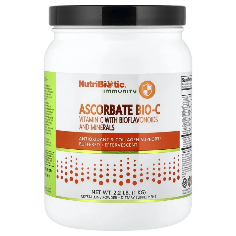 NutriBiotic, Immunity, аскорбат Bio-C, витамин C с биофлавоноидами и минералами, 1 кг (2,2 фунта)
