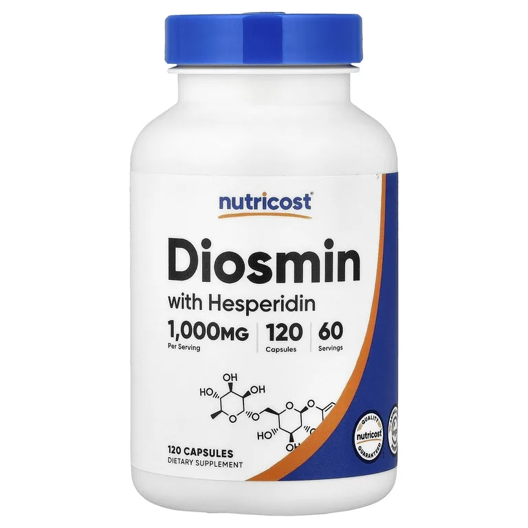 Nutricost, диосмин с гесперидином, 120 капсул