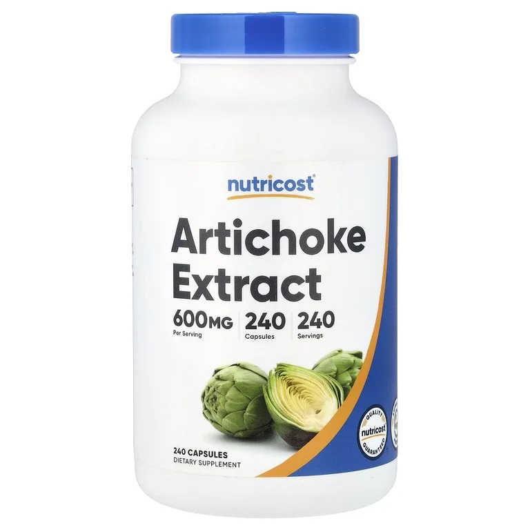 Nutricost, Экстракт артишока, 600 мг, 240 капсул