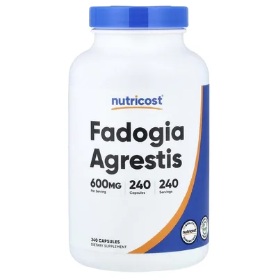 Nutricost, Фадогиа Агрестис (Fadogia Agrestis), 600 мг, 240 капсул
