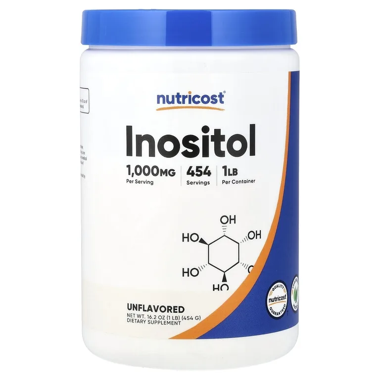 Nutricost, инозитол, без добавок, 454 г (16,2 унции)