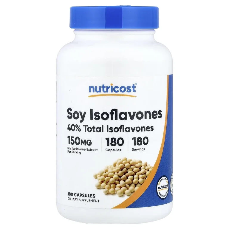 Nutricost, изофлавоны сои, 150 мг, 180 капсул