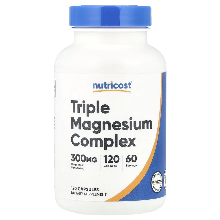 Nutricost, Комплекс тройного магния, 120 капсул (150 мг на капсулу)