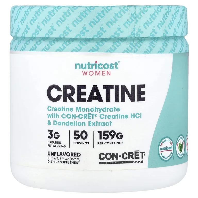 Nutricost, креатин для женского здоровья, без вкусовых добавок, 159 г (5,7 унции)