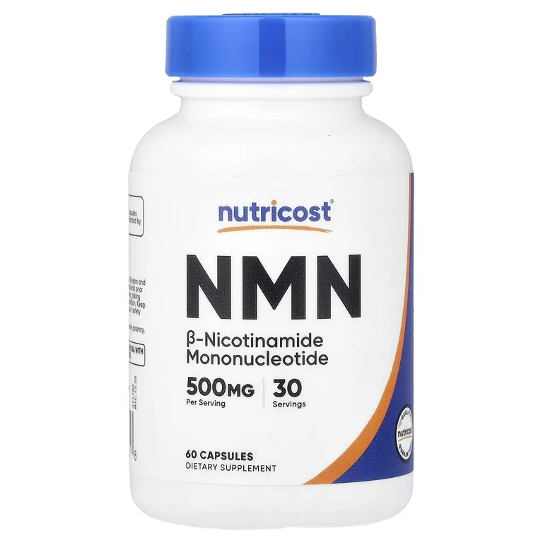 Nutricost, NMN, 60 капсул (250 мг на капсулу)