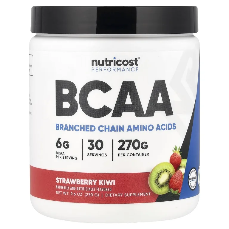 Nutricost, Performance, BCAA, со вкусом клубники и киви, 270 г (9,6 унции)