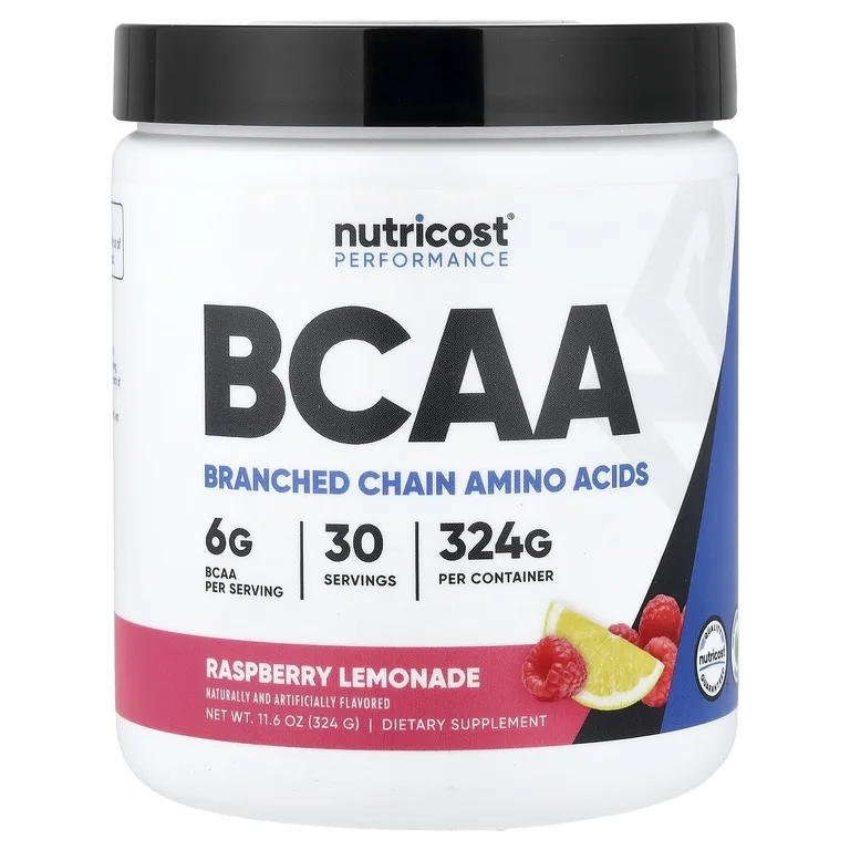 Nutricost, Performance, BCAA, со вкусом малинового лимонада, 324 г (11,6 унции)