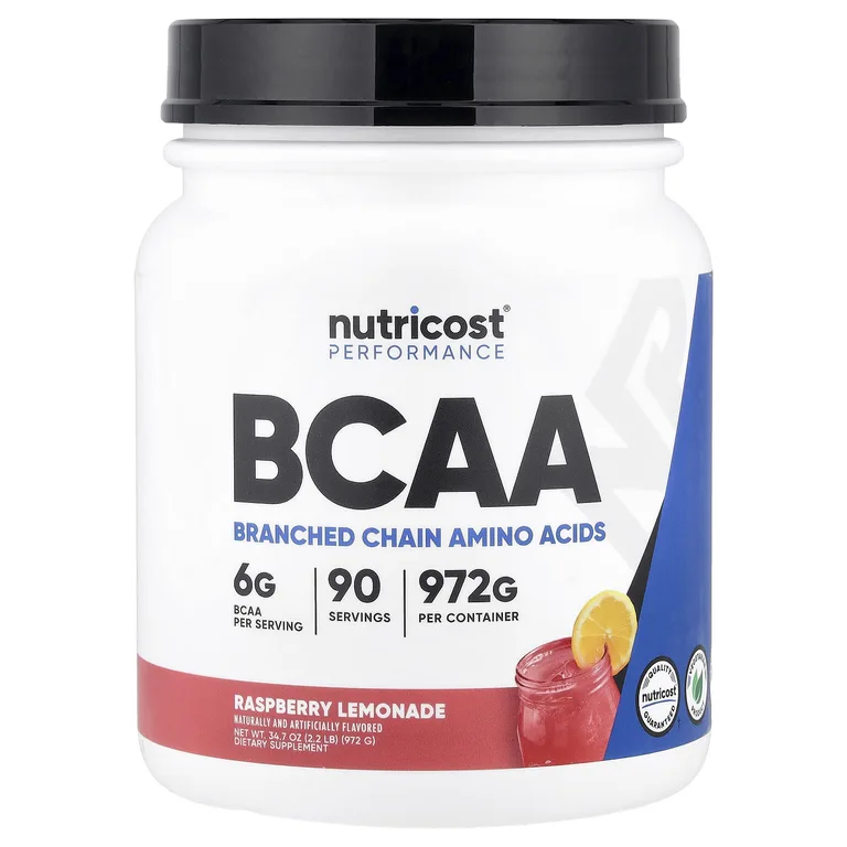 Nutricost, Performance, BCAA, со вкусом малинового лимонада, 972 г (2,2 фунта)