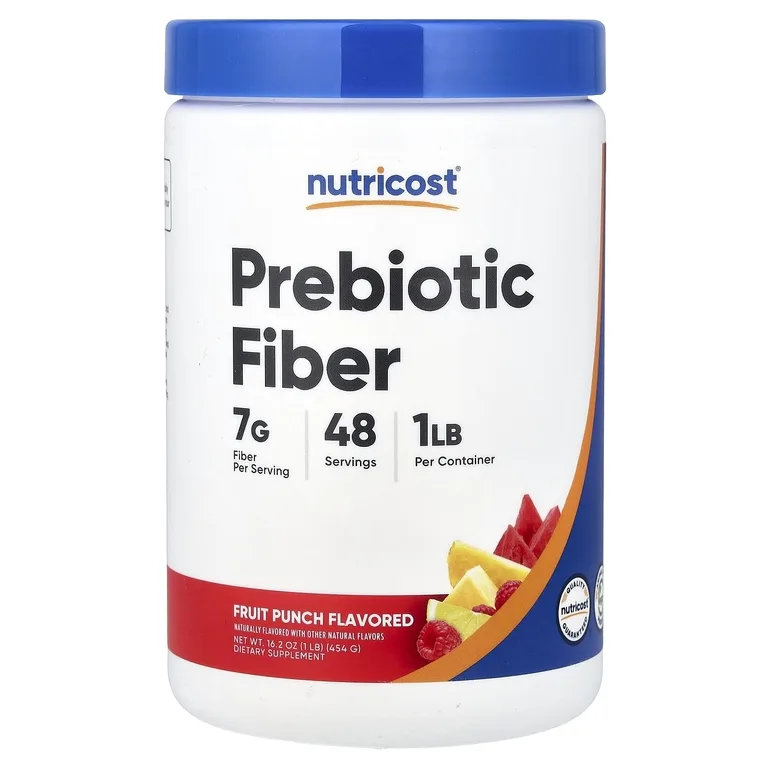 Nutricost, Пребиотическая клетчатка, фруктовый пунш, 454 г (16,2 унции)