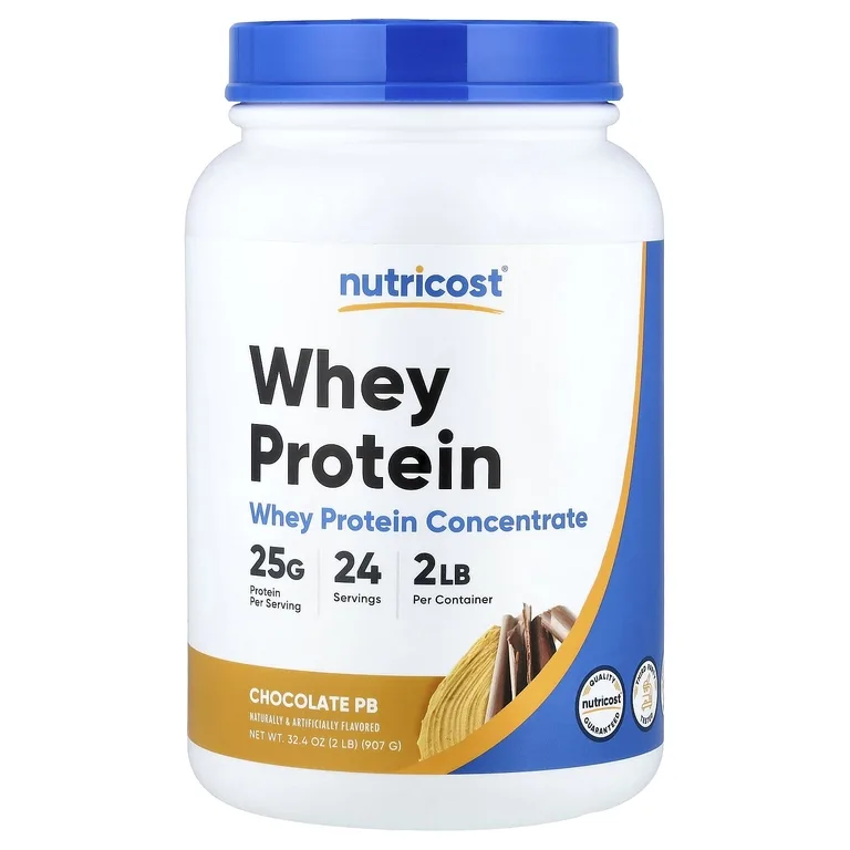 Nutricost, сывороточный протеин, со вкусом шоколадного протеина, 907 г (2 фунта)