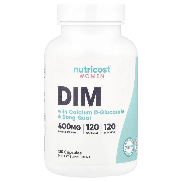 Nutricost, Women, DIM с D-глюкаратом кальция и дудником китайским, 120 капсул