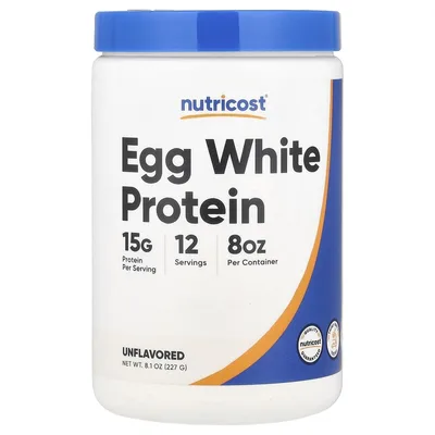 Nutricost, яичный протеин, без добавок, 227 г (8,1 унции)