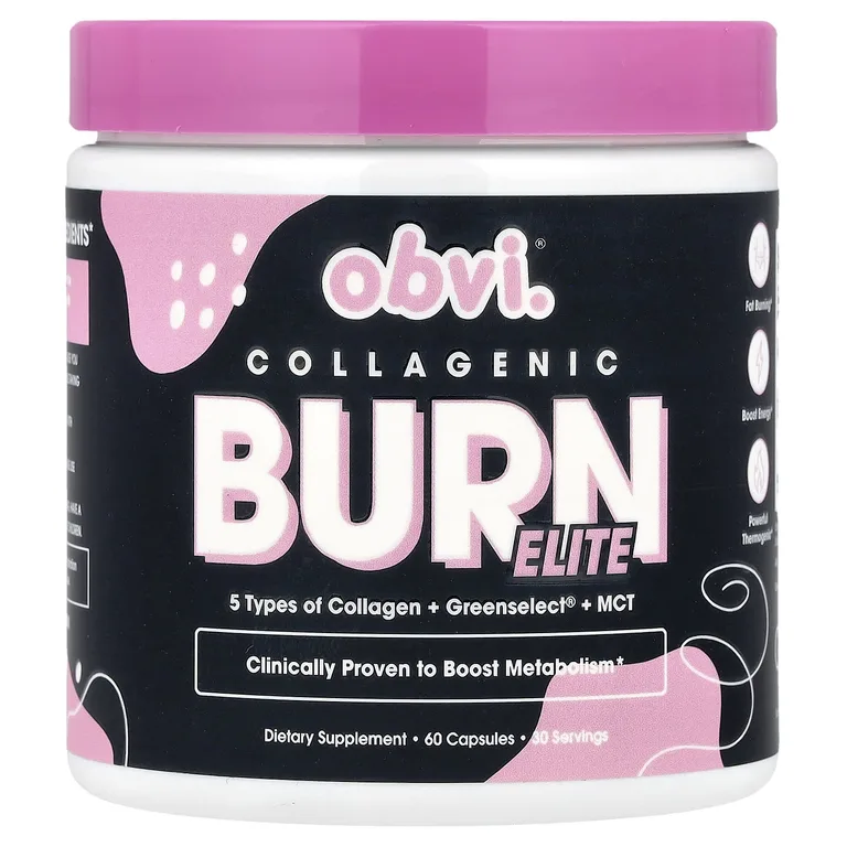 Obvi, Collagenic Burn Elite, 60 капсул