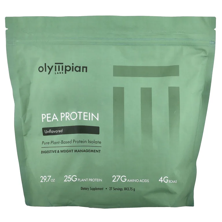 Olympian Labs, Гороховый протеин без вкуса, 843,75 г (29,7 унции)