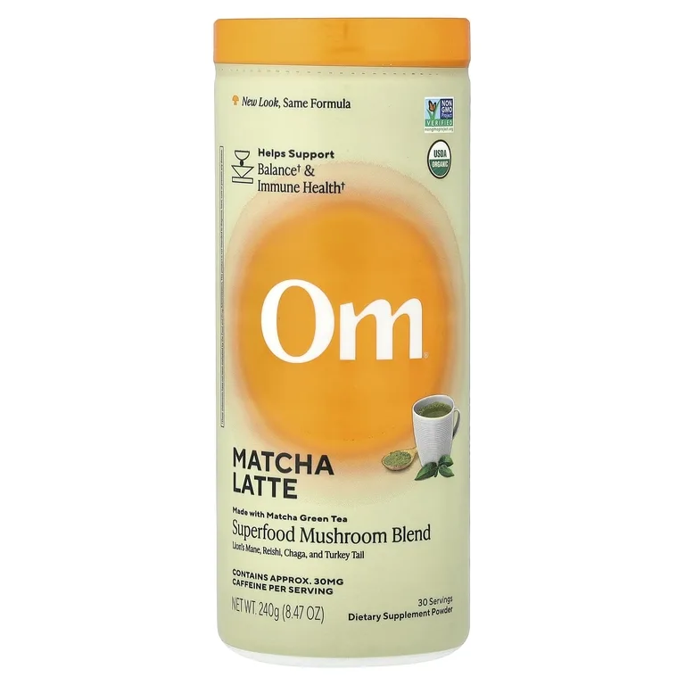 Om Mushrooms, Смесь грибов матча и латте, 240 г (8,47 унции)