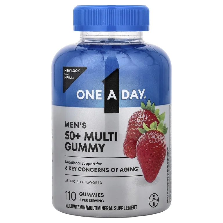 One-A-Day, мультивитамины для мужчин старше 50 лет, 110 жевательных таблеток