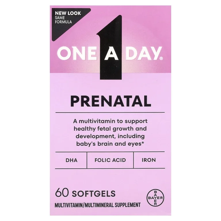 One-A-Day, витамины для беременных, 60 мягких таблеток