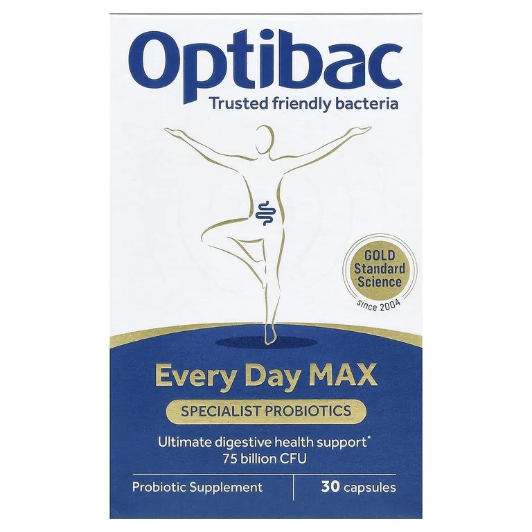 Optibac, Every Daily Max, 30 капсул