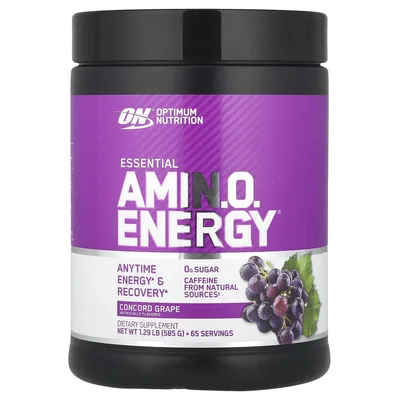 Optimum Nutrition, Аминокислоты для восстановления мышц, виноград Конкорд, 585 г (1,29 фунта)