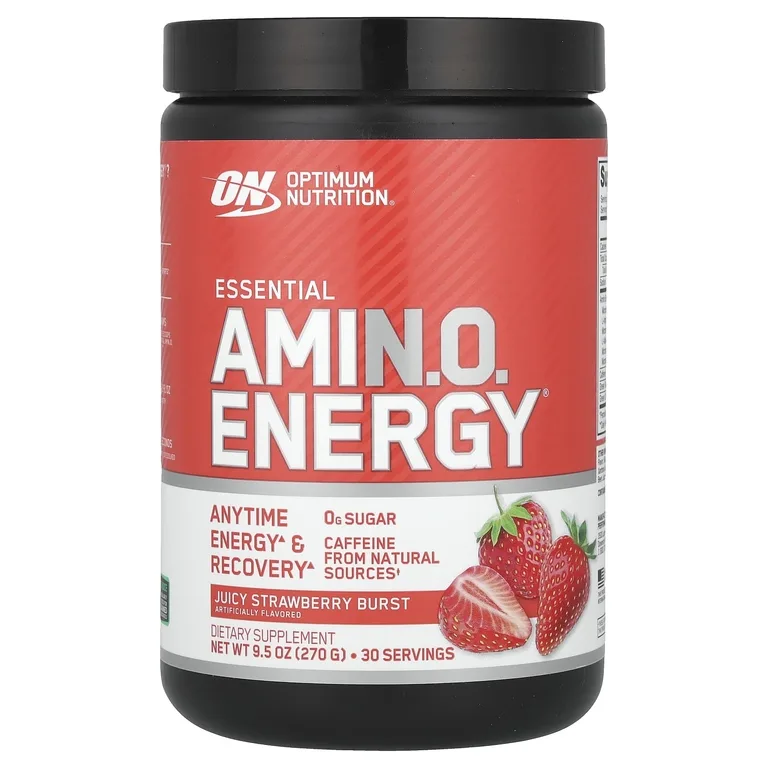Optimum Nutrition, аминокислоты и электролиты, сочная клубника, 270 г (9,5 унции)