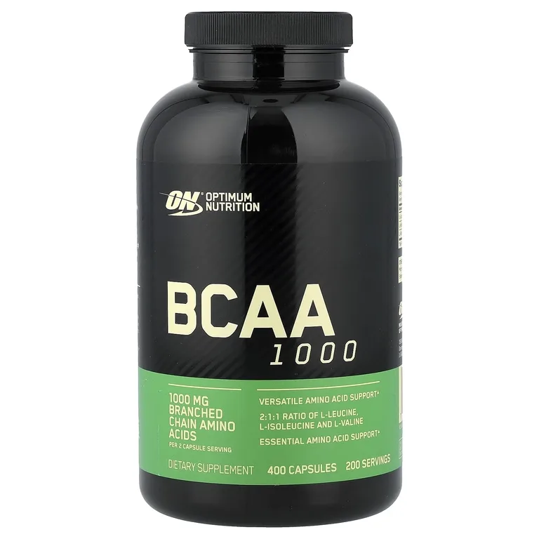 Optimum Nutrition, аминокислоты с разветвлённой цепью, 400 капсул (500 мг в 1 капсуле)