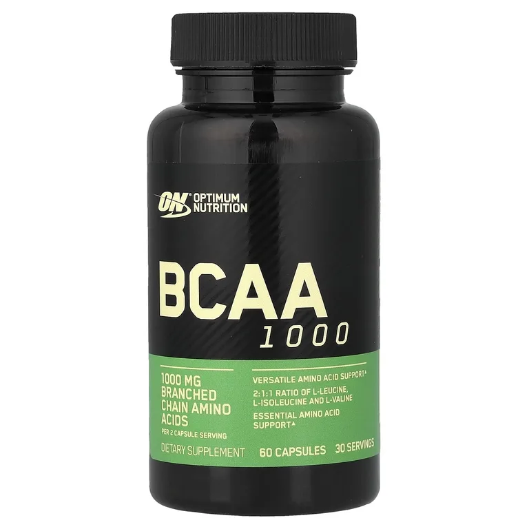 Optimum Nutrition, аминокислоты с разветвленной цепью, 60 капсул (500 мг в 1 капсуле)