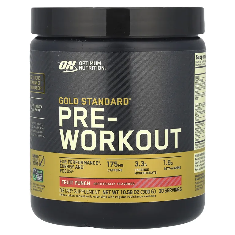 Optimum Nutrition, добавка для использования перед тренировкой, фруктовый пунш, 300 г (10,58 унции)
