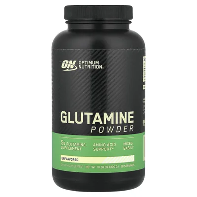 Optimum Nutrition, глутамин в порошке, без вкусовых добавок, 300 г (10,58 унции)