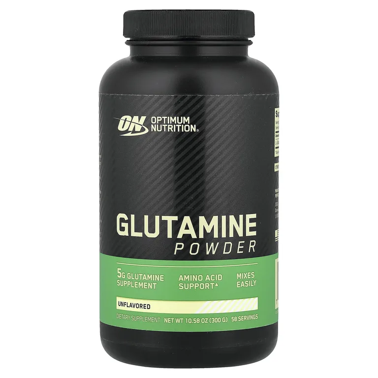 Optimum Nutrition, глутамин в порошке, без вкусовых добавок, 300 г (10,58 унции)