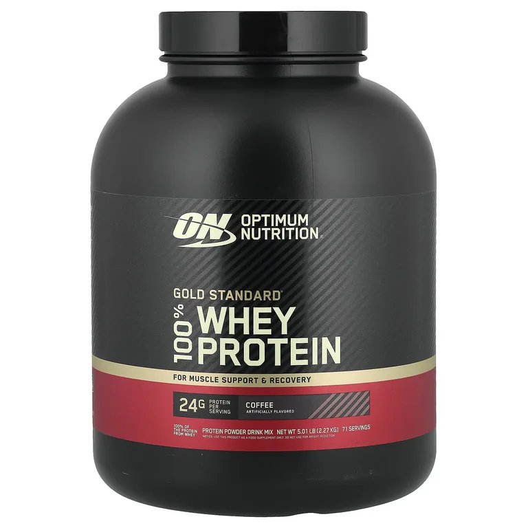 Optimum Nutrition, изолят сывороточного протеина, кофе, 2,27 кг (5 фунтов)