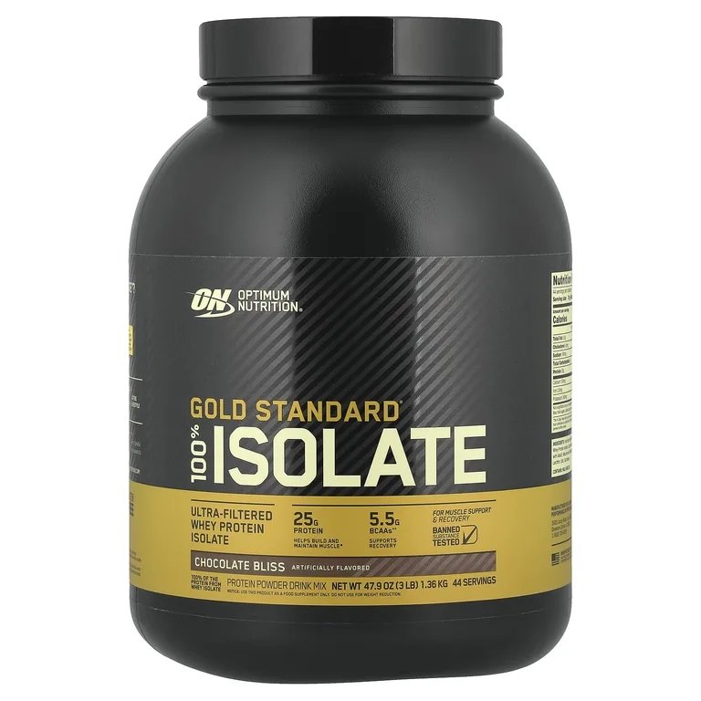 Optimum Nutrition, изолят сывороточного протеина, шоколадный, 1,36 кг (3 фунта)