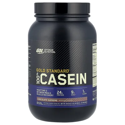 Optimum Nutrition, казеин, со вкусом шоколада, 850 г (1,87 фунта)