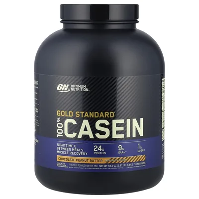 Optimum Nutrition, казеин, со вкусом шоколада и арахисовой пасты, 1,8 кг (3,97 фунта)