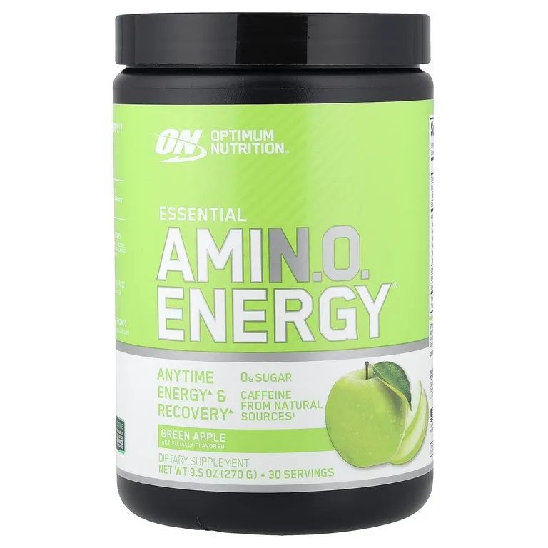 Optimum Nutrition, Незаменимые аминокислоты, зеленое яблоко, 270 г (9,5 унции)