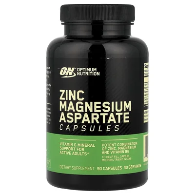 Optimum Nutrition, Цинка и магния аспартат, 90 капсул