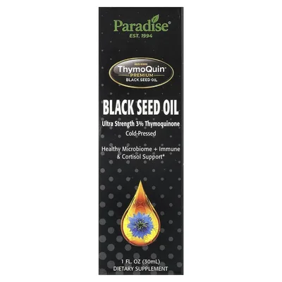 Paradise Herbs, Масло семян чёрного тёма ThymoQuin® премиального качества, 30 мл