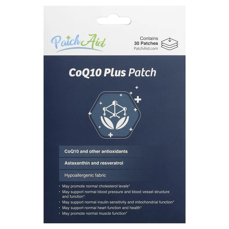 PatchAid, CoQ10 Plus Platch, 30 патчей
