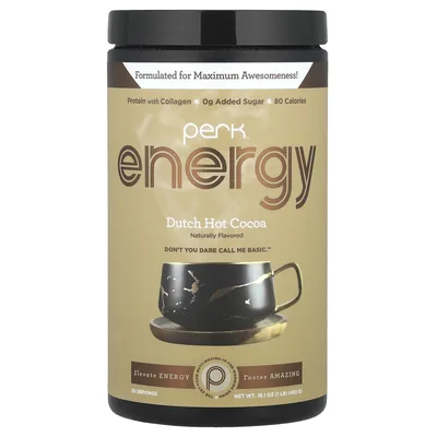 Perk Energy, Горячее какао по-голландски, 450 г (16,1 унции)