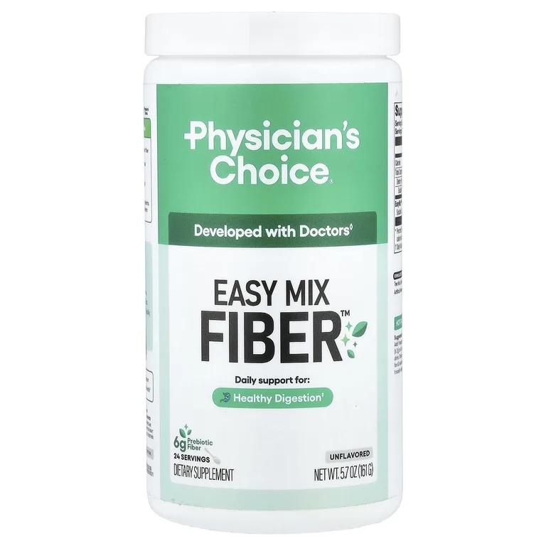 Physician's Choice, Easy Mix Fiber™, клетчатка без добавок, 161 г (5,7 унции)