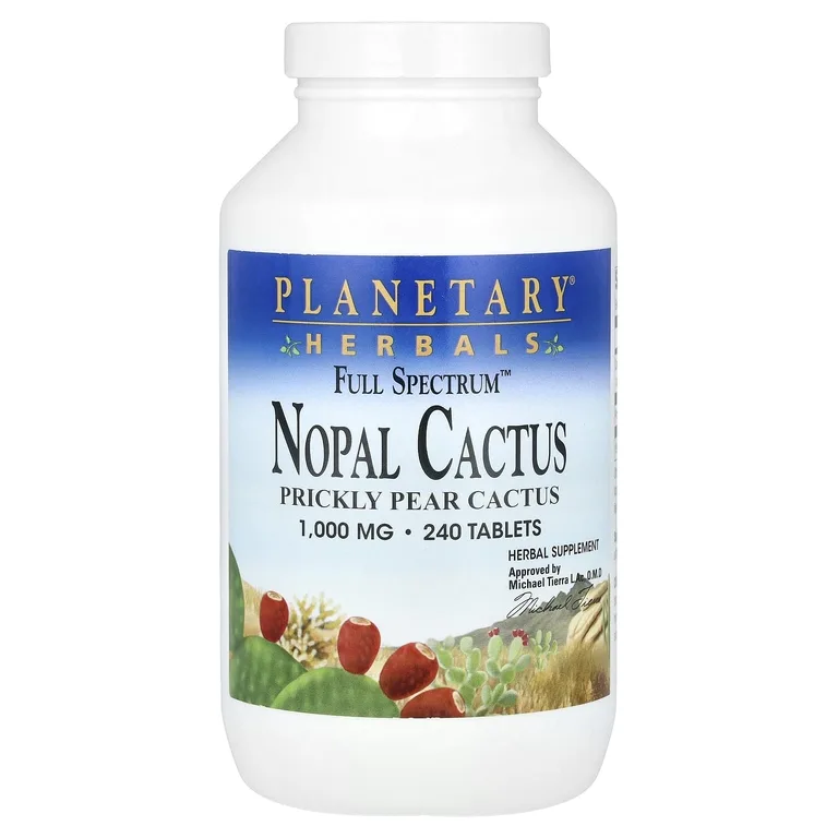 Planetary Herbals, Full Spectrum ™ кактус нопал, 240 таблеток