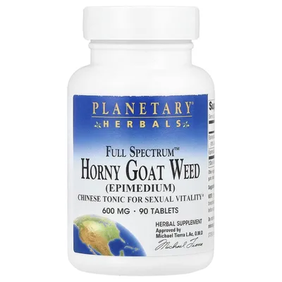 Planetary Herbals, Горянка (Epimedium), 90 таблеток