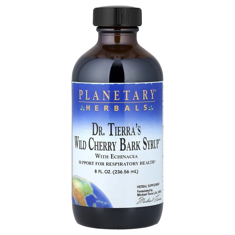 Planetary Herbals, сироп из коры дикой вишни, 236,56 мл (8 жидк. унций)