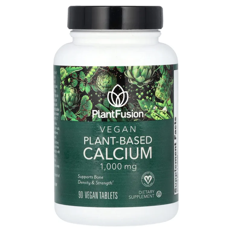 PlantFusion, веганский растительный кальций, 90 таблеток (333 мг в 1 таблетке)