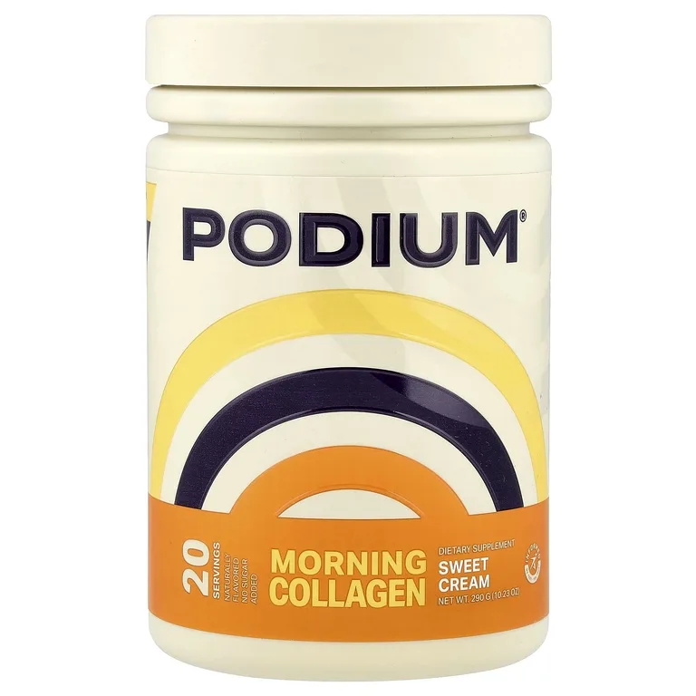 Podium Nutrition, утренний коллаген, сладкий крем, 290 г (10,23 унции)